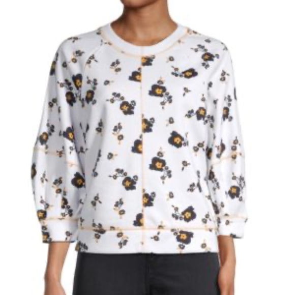 Tanya Taylor xs Josephine sweatshirt puff sleeve - Picture 1 of 8